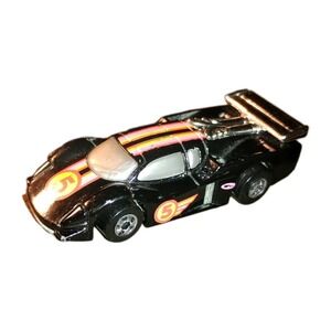 Vtg #5‎ Hot Wheels GT Racer 1988  Malaysia 1/64 Diecast  Black Speed Fleet EUC